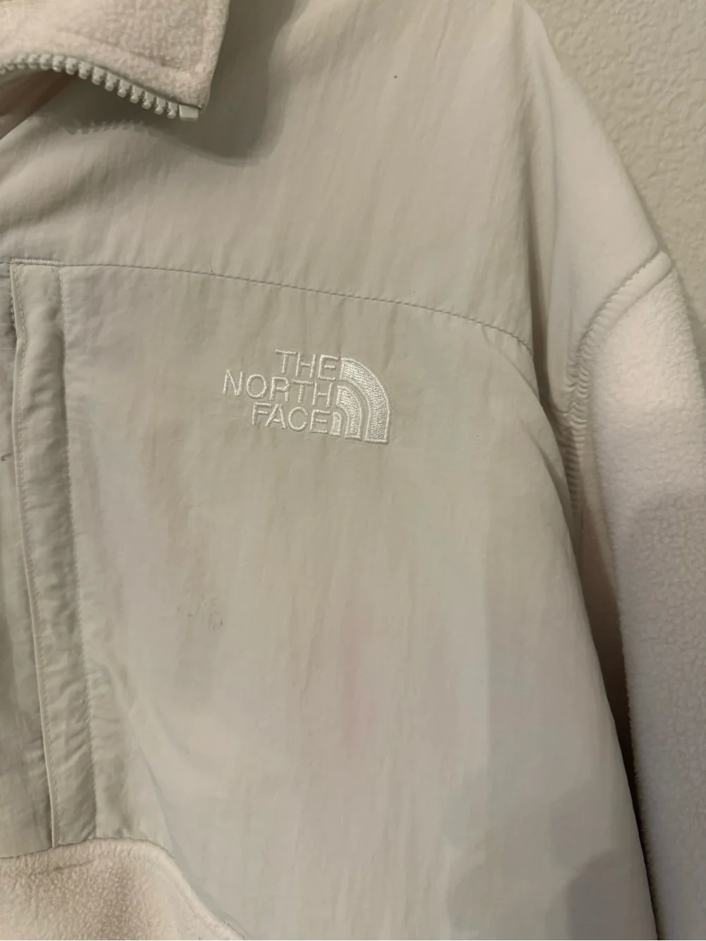 The North Face Men's Off-White Fleece Performance Jacket